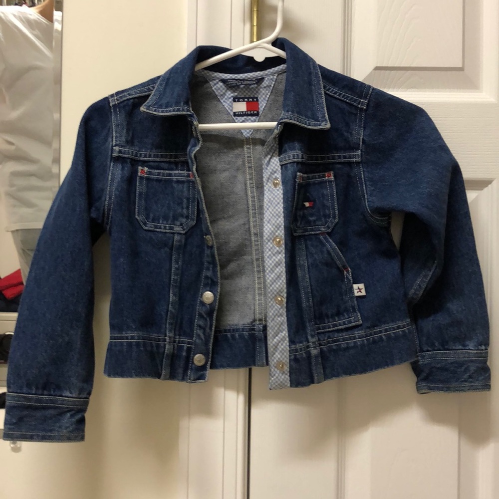 tommy hilfiger kids jean jacket